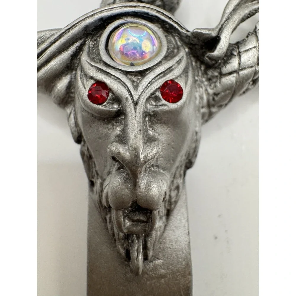 Dragon Sword Pewter Pin Medieval Gothic Vintage JJ Jonette‎ Fantasy